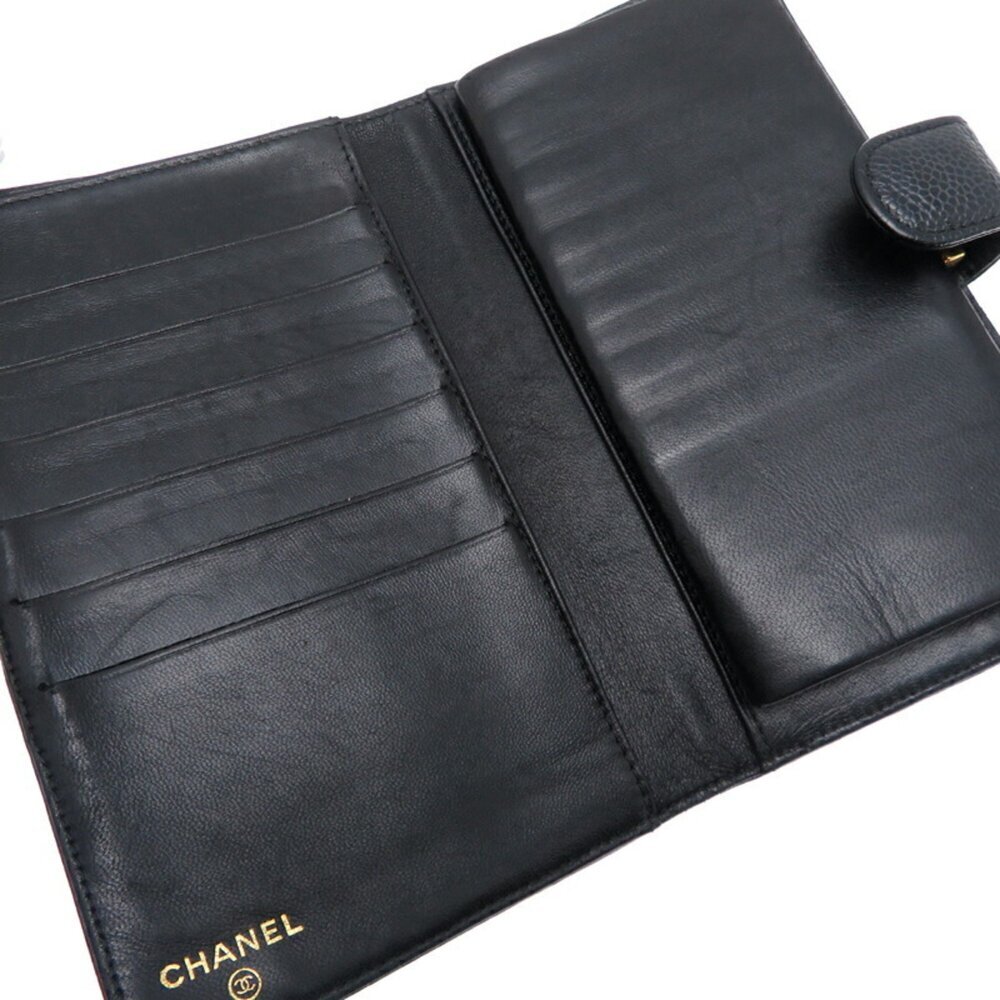 CHANEL Black Caviar Leather Wallet - Picture 5 of 9